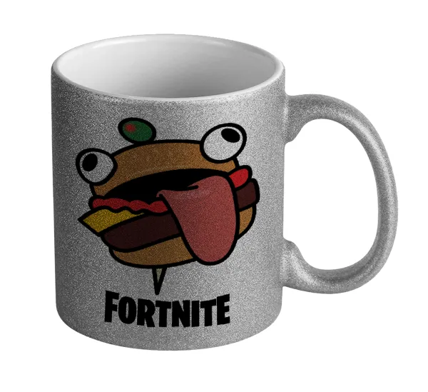 Fortnite Durr Burger — Glitter Ασημένια