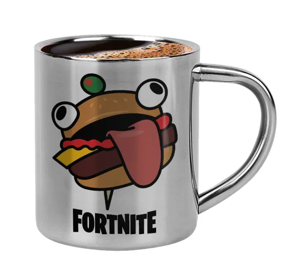 Fortnite Durr Burger — Κουπάκι μεταλλικό διπλού τοιχώματος για espresso (220ml)