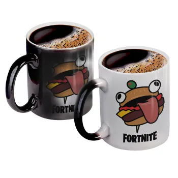 Fortnite Durr Burger, Κούπα Μαγική, κεραμική, 330ml που αλλάζει χρώμα με το ζεστό ρόφημα