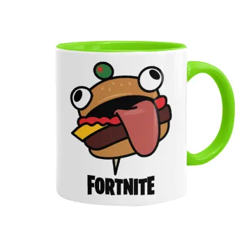 Fortnite Durr Burger, Mug colored light green, ceramic, 330ml