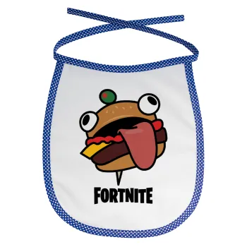 Fortnite Durr Burger, Σαλιάρα μωρού αλέκιαστη με κορδόνι Μπλε