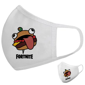Fortnite Durr Burger, Μάσκα υφασμάτινη υψηλής άνεσης παιδική (Δώρο πλαστική θήκη)