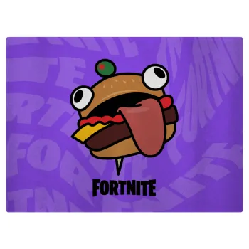 Fortnite Durr Burger, Επιφάνεια κοπής γυάλινη (38x28cm)