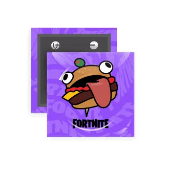 Fortnite Durr Burger, Κονκάρδα παραμάνα τετράγωνη 5x5cm