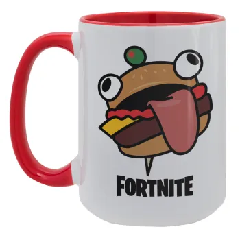 Fortnite Durr Burger, Κούπα Mega 15oz, κεραμική Κόκκινη, 450ml