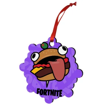 Fortnite Durr Burger, Στολίδι Χριστουγεννιάτικο στολίδι snowflake ξύλινο 7.5cm