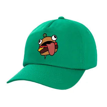 Fortnite Durr Burger, Adult Baseball Cap, 100% Cotton, Green (COTTON, ADULT, UNISEX, ONE SIZE)