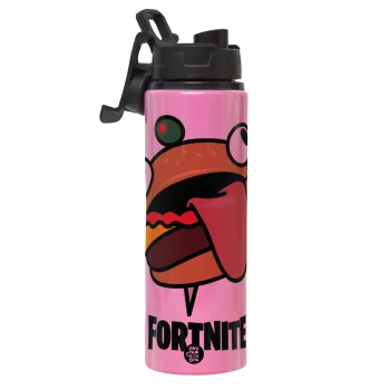 Fortnite Durr Burger, Metallic water bottle with safety lid, 850ml aluminum