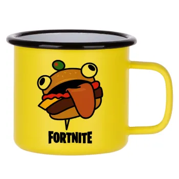 Fortnite Durr Burger, Metallic enamel MATT Yellow cup 360ml