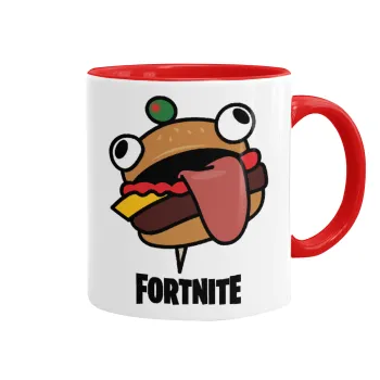 Fortnite Durr Burger, Mug colored red, ceramic, 330ml