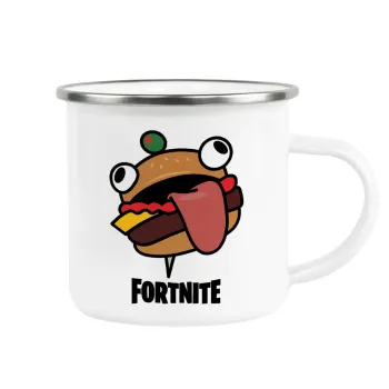 Fortnite Durr Burger, Κούπα Μεταλλική εμαγιέ λευκη 360ml