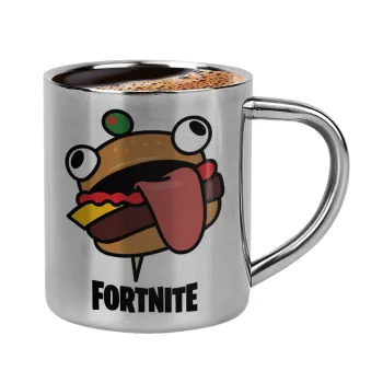 Fortnite Durr Burger, Double-wall metal cup for espresso (220ml)