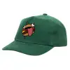 Children's Baseball Cap, 100% Cotton Drill, GREEN (COTTON, CHILDREN'S, ONE SIZE)