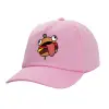 Καπέλο Ενηλίκων Baseball, 100% Βαμβακερό,  ΡΟΖ (ΒΑΜΒΑΚΕΡΟ, ΕΝΗΛΙΚΩΝ, UNISEX, ONE SIZE)
