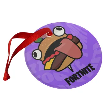Fortnite Durr Burger, Στολίδι Χριστουγεννιάτικο στολίδι γυάλινο 9cm