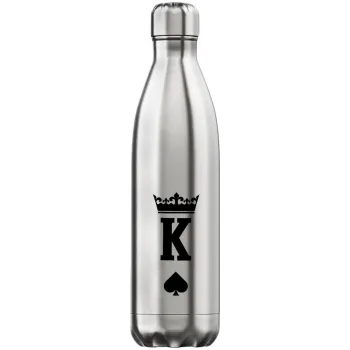 King, Inox (Stainless steel) hot metal mug, double wall, 750ml