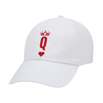 Queen, Καπέλο Baseball Λευκό (5-φύλλο, unisex)