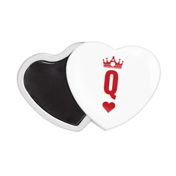 Queen, Μαγνητάκι καρδιά (57x52mm)