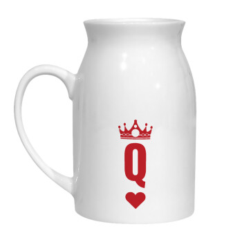 Queen, Κανάτα Γάλακτος, 450ml (1 τεμάχιο)