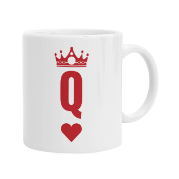 Queen, Ceramic coffee mug, 330ml (1pcs)