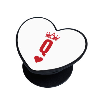 Queen, Phone Holders Stand  καρδιά Μαύρο Βάση Στήριξης Κινητού στο Χέρι