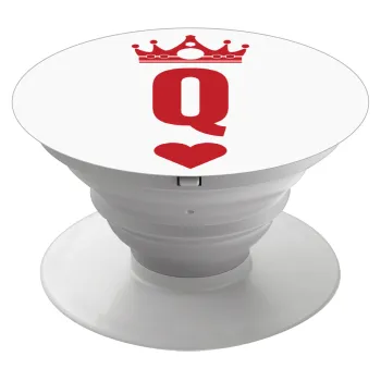 Queen, Phone Holders Stand  Λευκό Βάση Στήριξης Κινητού στο Χέρι