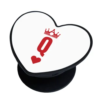 Queen, Phone Holders Stand  καρδιά Μαύρο Βάση Στήριξης Κινητού στο Χέρι