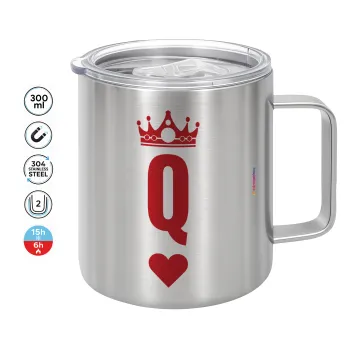 Queen, Mug Stainless steel double wall 300ml