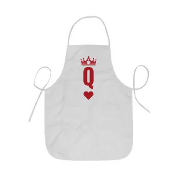 Queen, Ποδιά Σεφ ολόσωμη κοντή  Παιδική (44x62cm)