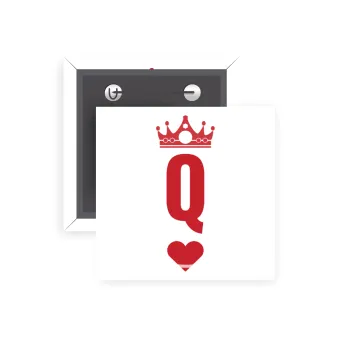 Queen, Κονκάρδα παραμάνα τετράγωνη 5x5cm