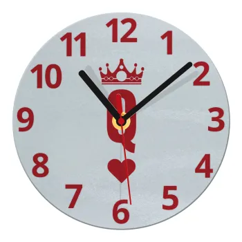 Queen, Ρολόι τοίχου γυάλινο (20cm)