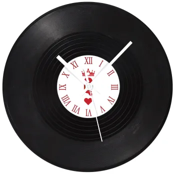 Queen, Ρολόι τοίχου Βινύλιο (30cm)