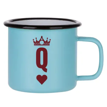 Queen, Κούπα Μεταλλική εμαγιέ ΜΑΤ σιέλ 360ml