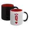 Κούπα Μαγική εσωτερικό κόκκινο, κεραμική, 330ml που αλλάζει χρώμα με το ζεστό ρόφημα