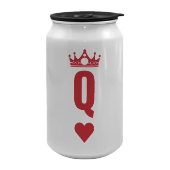 Queen, Κούπα ταξιδιού μεταλλική με καπάκι (tin-can) 500ml