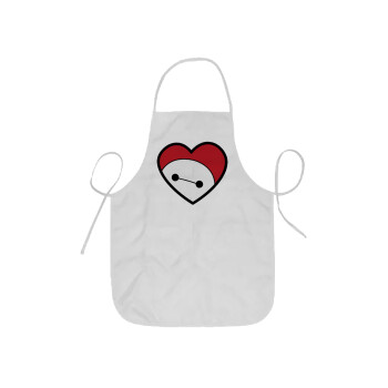 Baymax heart, Ποδιά Σεφ ολόσωμη κοντή  Παιδική (44x62cm)