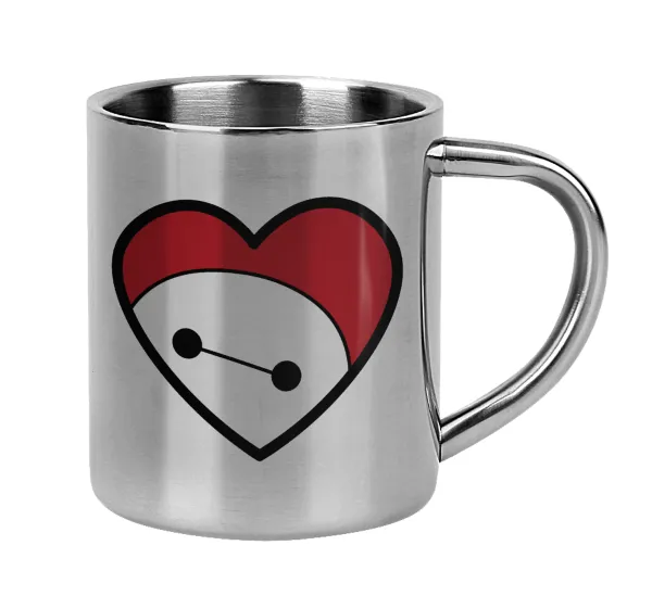 Baymax heart — Mug Stainless steel double wall 300ml