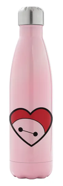 Baymax heart — Metal mug thermos Pink Iridiscent (Stainless steel), double wall, 500ml