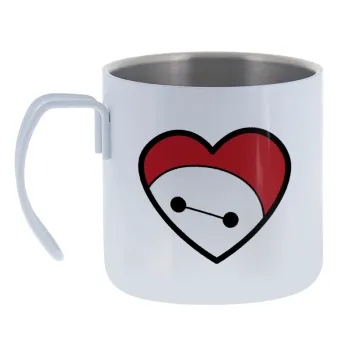 Baymax heart — Κούπα Ανοξείδωτη διπλού τοιχώματος 400ml