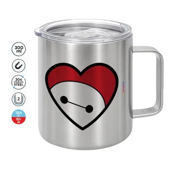Baymax heart, Κούπα Ανοξείδωτη διπλού τοιχώματος 300ml