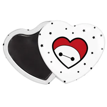 Baymax heart, Μαγνητάκι καρδιά (57x52mm)