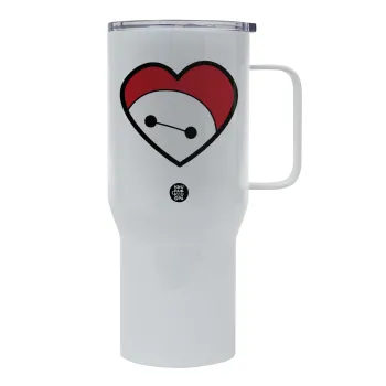 Baymax heart, Tumbler με καπάκι, διπλού τοιχώματος (θερμό) 750L
