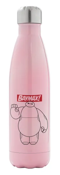 Baymax hi — Metal mug thermos Pink Iridiscent (Stainless steel), double wall, 500ml