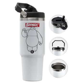 Baymax hi, Θερμός Ανοξείδωτο 30oz με χερούλι