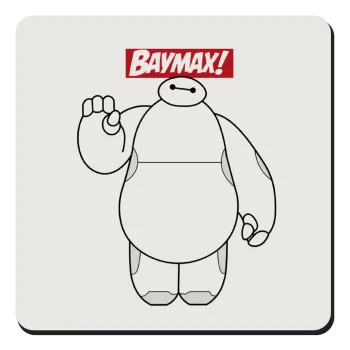 Baymax hi, Τετράγωνο μαγνητάκι ξύλινο 9x9cm
