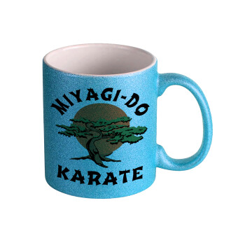 Miyagi-do karate, Κούπα Σιέλ Glitter που γυαλίζει, κεραμική, 330ml