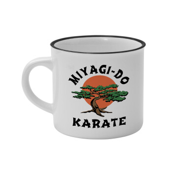 Miyagi-do karate, Κούπα κεραμική vintage Λευκή/Μαύρη 230ml