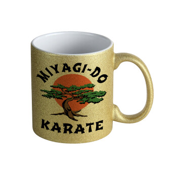 Miyagi-do karate, Κούπα Χρυσή Glitter που γυαλίζει, κεραμική, 330ml