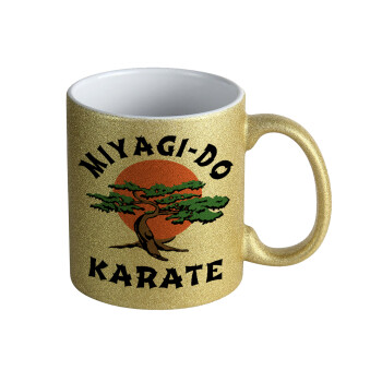 Miyagi-do karate, Κούπα Χρυσή Glitter που γυαλίζει, κεραμική, 330ml