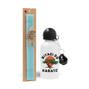 Miyagi-do karate, Πασχαλινό Σετ, παγούρι μεταλλικό αλουμινίου (500ml) & λαμπάδα αρωματική πλακέ (30cm) (ΤΙΡΚΟΥΑΖ)